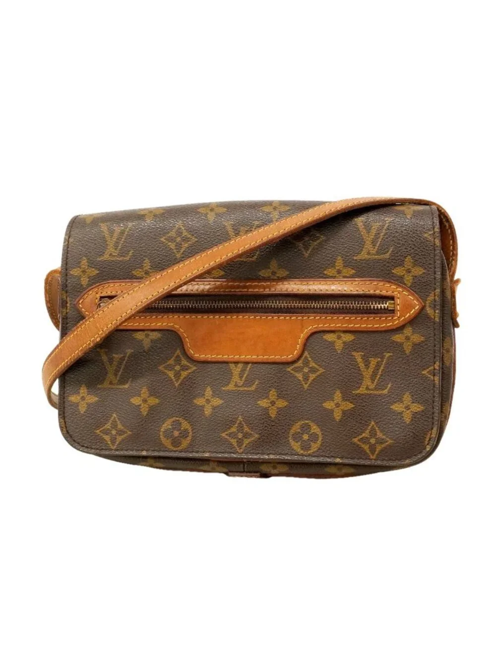 Louis Vuitton Shoulder Bag Monogram Saint Germain 24 Brown